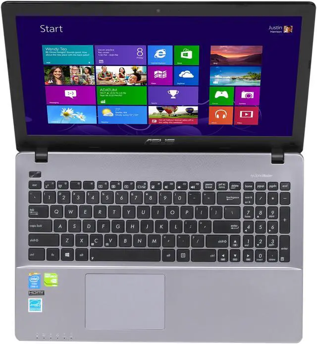 Alt view image 6 of 8 - ASUS Laptop Intel Core i5-4200U 8GB Memory 750GB HDD NVIDIA GeForce GT 740M 15.6" Windows 8 64-bit X550LB-NH52