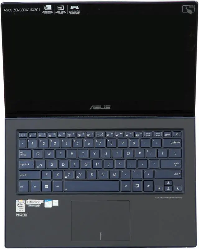 Alt view image 6 of 8 - ASUS ZenBook Intel Core i7-4558U 8GB Memory 256 GB SSD Intel Iris Graphics 5100 13.3" Touch Screen 2560 x 1440 Ultrabook Windows 8 (64bit) UX301LA-DH71T