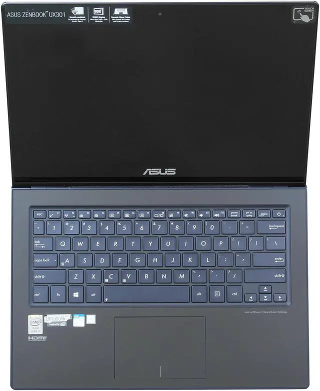 Alt view image 6 of 8 - ASUS Ultrabook Intel Core i7-4558U 8GB Memory 512 GB SSD Intel Iris Graphics 5100 13.3" Touch Screen Windows 8 Pro 64-bit UX301LA-XH72T
