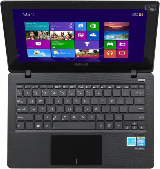 Alt view image 6 of 8 - ASUS VivoBook 11.6" Intel Celeron 1007U 4GB Memory Windows 8 64bit