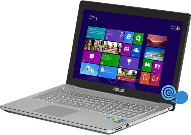 Main image of ASUS - 15.6" NVIDIA GeForce GT 750M - Intel Core i7-4700HQ  - 8GB Memory - - Windows 8 64-Bit - Gaming Laptop - (N550JV-DB72T )
