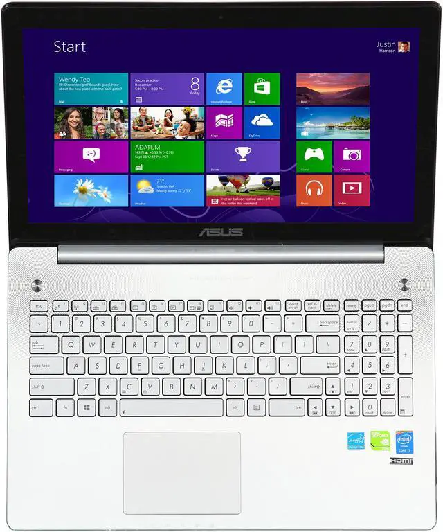 Alt view image 6 of 8 - ASUS - 15.6" NVIDIA GeForce GT 750M - Intel Core i7-4700HQ  - 8GB Memory - - Windows 8 64-Bit - Gaming Laptop - (N550JV-DB72T )