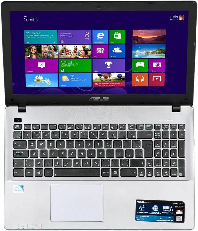 Alt view image 6 of 8 - ASUS 15.6" Intel Pentium 2117U 8GB Memory Windows 8 X550CA-BB91-CB