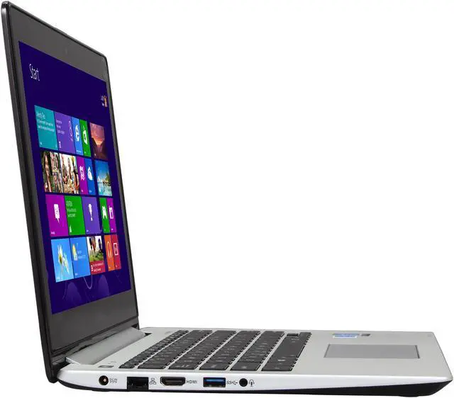 Alt view image 4 of 7 - ASUS Laptop VivoBook Intel Core i5-4200U 4GB Memory 500GB HDD Intel HD Graphics 4400 13.3" Touch Screen Windows 8 Q301LA-BHI5T02