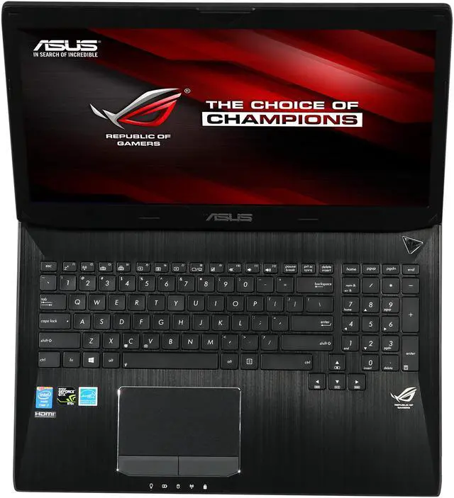 Alt view image 6 of 8 - ASUS ROG G750 Series G750JS-DS71 Gaming Laptop Intel Core i7 4700HQ (2.40GHz) 16GB Memory 1TB HDD 256GB SSD NVIDIA GeForce GTX 870M 17.3" Windows 8.1 64-Bit