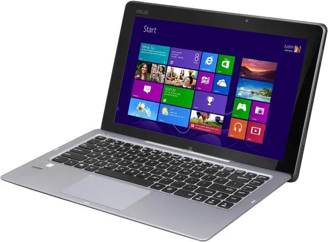 Alt view image 2 of 12 - ASUS Transformer Book Intel Core i7-4500U 8GB Memory 256 GB SSD Intel HD Graphics 5000 13.3" Touch Screen 1920 x 1080 Ultrabook Windows 8 Pro 64-Bit T300LA-XH71T