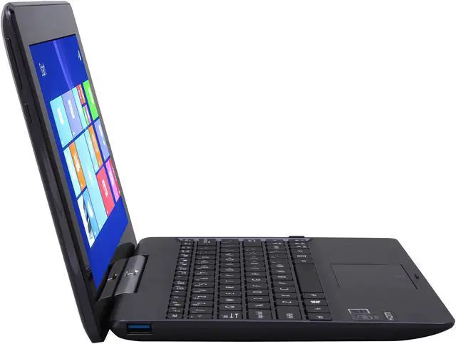 Alt view image 4 of 12 - ASUS Transformer Book T100 - Intel Z3740 Quad Core 2GB RAM 32GB SSD + 500GB HDD 10.1" Touchscreen Tablet w/Dock, Windows 8.1 (T100TA-H1-GR)