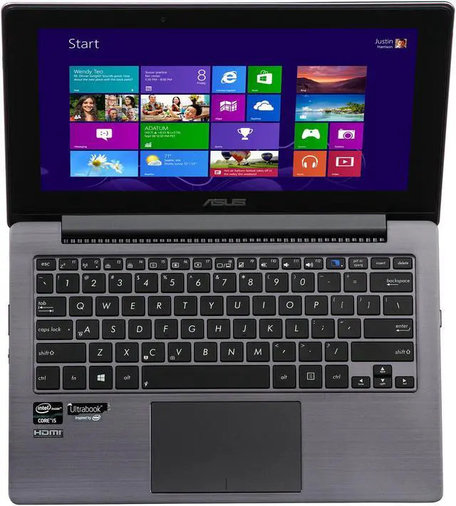 Alt view image 7 of 11 - ASUS Intel Core i5-3317U 4GB Memory 128 GB SSD Intel HD Graphics 4000 11.6" Touch Screen 1920 x 1080 Convertible Ultrabook Windows 8 64-Bit TAICHI21-UH51