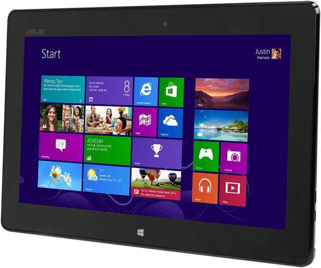 Alt view image 2 of 10 - ASUS Certified Refurbished Transformer Book T100TA 10.1" MultiTouch 2-in-1 Notebook / Tablet with Intel Atom Quad Core Z3740 1.33 GHz (1.86 GHz Burst), 2 GB Memory, 32 GB SSD Storage, Detachable Key