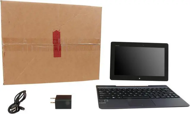 Alt view image 10 of 10 - ASUS Certified Refurbished Transformer Book T100TA 10.1" MultiTouch 2-in-1 Notebook / Tablet with Intel Atom Quad Core Z3740 1.33 GHz (1.86 GHz Burst), 2 GB Memory, 32 GB SSD Storage, Detachable Key