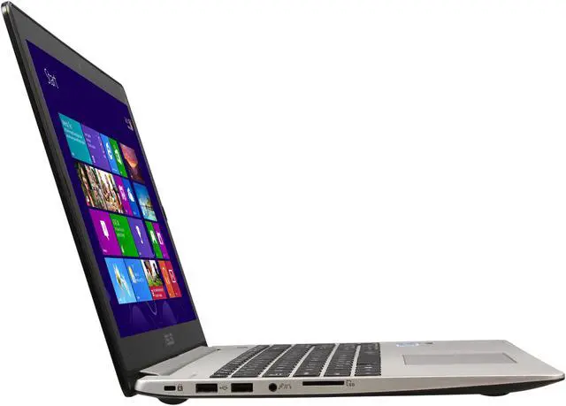 Alt view image 4 of 8 - ASUS VivoBook S500CA-HPD0101N 15.6” Touchscreen Notebook Intel Pentium 2117U (1.80GHz) Dual Core CPU, 4GB Memory, 500GB HDD, Intel HD Graphics, Windows 8 64-Bit