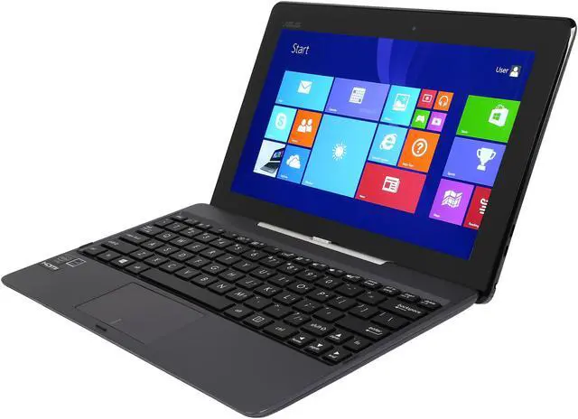 Alt view image 2 of 9 - ASUS T100TA-C1-GR 2GB Memory 10.1" 1366 x 768 Certified Refurbished Tablet Windows 8 Home Gray