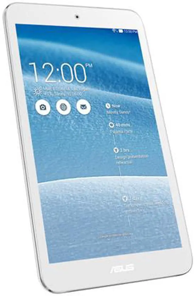 Alt view image 3 of 8 - ASUS ME181C-A1-WH Intel Atom Z3745 1GB Memory 16GB eMMC 8.0" Touchscreen Tablet Android 4.4 (KitKat)