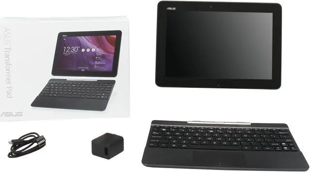 Alt view image 10 of 10 - ASUS Transformer Pad TF103 Android Tablet with keyboard- Intel Atom Z3745 1GB Memory 16GB Flash 10.1" Touchscreen (TF103C-A1-Bundle) - Black