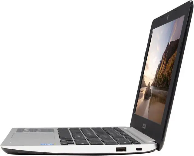 Alt view image 2 of 8 - ASUS Chromebook Intel Celeron N2830 2 GB DDR3 Memory 16 GB eMMC SSD 11.6" Chrome OS C200MA-DS01