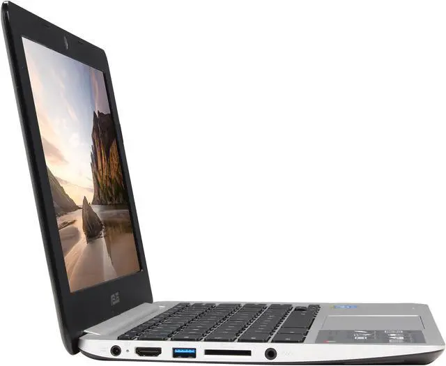 Alt view image 4 of 8 - ASUS Chromebook Intel Celeron N2830 2 GB DDR3 Memory 16 GB eMMC SSD 11.6" Chrome OS C200MA-DS01