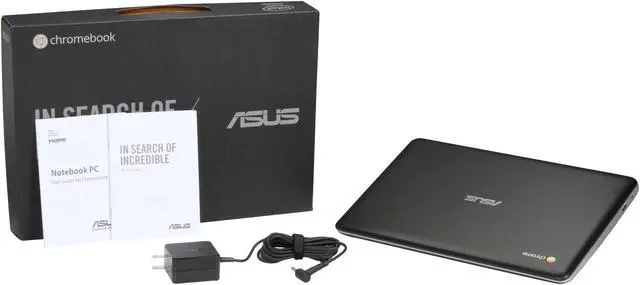 Alt view image 8 of 8 - ASUS Chromebook Intel Celeron N2830 2 GB DDR3 Memory 16 GB eMMC SSD 11.6" Chrome OS C200MA-DS01
