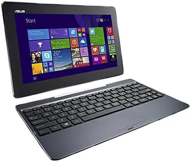 Alt view image 2 of 17 - ASUS Transformer Book T100 Intel Z3775 Quad Core 2GB DDR3 RAM 64GB SSD 10.1" Touchscreen 2in1 Tablet w/Dock, Windows 8.1- Red (T100TA-C1-RD(S))