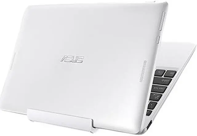 Alt view image 5 of 16 - ASUS Transformer Book T100 Intel Z3775 Quad Core 2GB DDR3 RAM 64GB SSD 10.1" Touchscreen 2in1 Tablet w/Dock, Windows 8.1- White (T100TA-C1-WH(S))