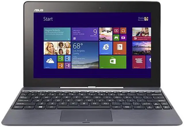 Alt view image 3 of 7 - ASUS 2-in-1 Laptop Transformer Book T100TA-C2-EDU Intel Atom Z3740 (1.33 GHz) 2 GB Memory 64 GB SSD 10.1" Touchscreen Windows 8.1 Pro