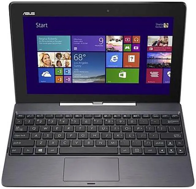 Alt view image 2 of 7 - ASUS 2-in-1 Laptop Transformer Book T100TA-C2-EDU Intel Atom Z3740 (1.33 GHz) 2 GB Memory 64 GB SSD 10.1" Touchscreen Windows 8.1 Pro
