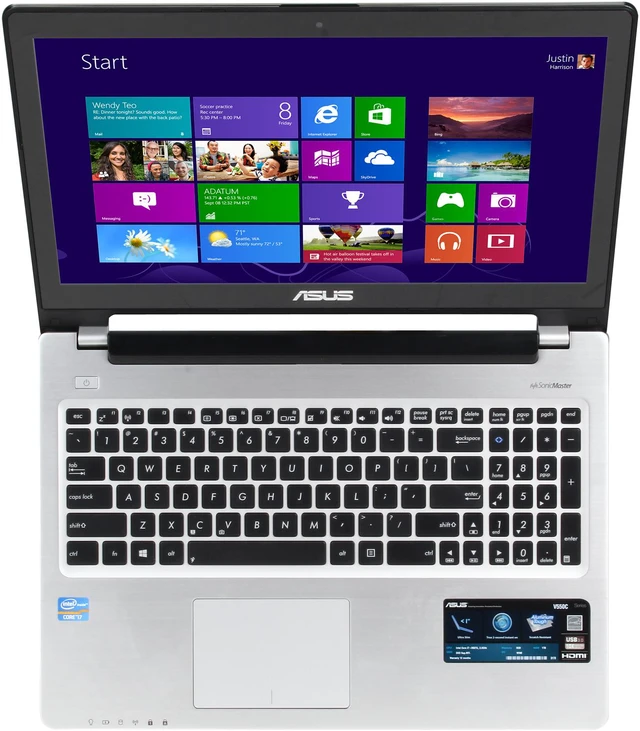 Alt view image 6 of 8 - ASUS VivoBook 15.6" Intel Core i7-3537U 8GB Memory Windows 8 64-Bit V550-DB71T