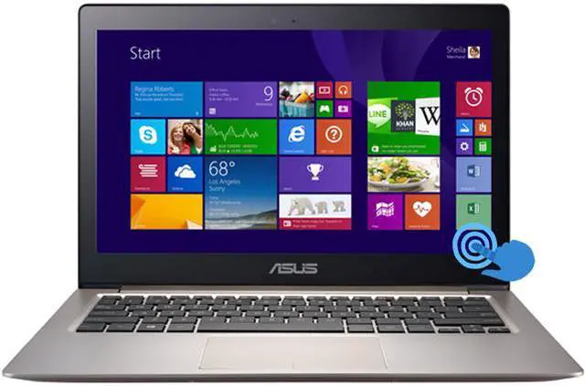 Main image of ASUS Ultrabook Intel Core i7-4510U 8GB Memory 256 GB SSD NVIDIA GeForce 840M Touch Screen Windows 8.1 64-Bit UX303LN-DB71T-CA