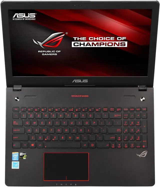 Alt view image 6 of 8 - ASUS ROG G56JK-EB72 Gaming Laptop Intel Core i7 4710HQ (2.50GHz) 12GB Memory 1TB HDD NVIDIA GeForce GTX 850M 2GB GDDR3 15.6" Windows 8.1 64-Bit