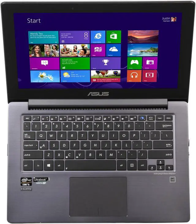Alt view image 7 of 10 - ASUS Taichi31 Dual Screen 2in1 Ultrabook - i5 4GB Memory 128GB SSD 13.3" Touchscreen w/Active Digitizer Windows 8 (Taichi31-NS51T, Rev2)