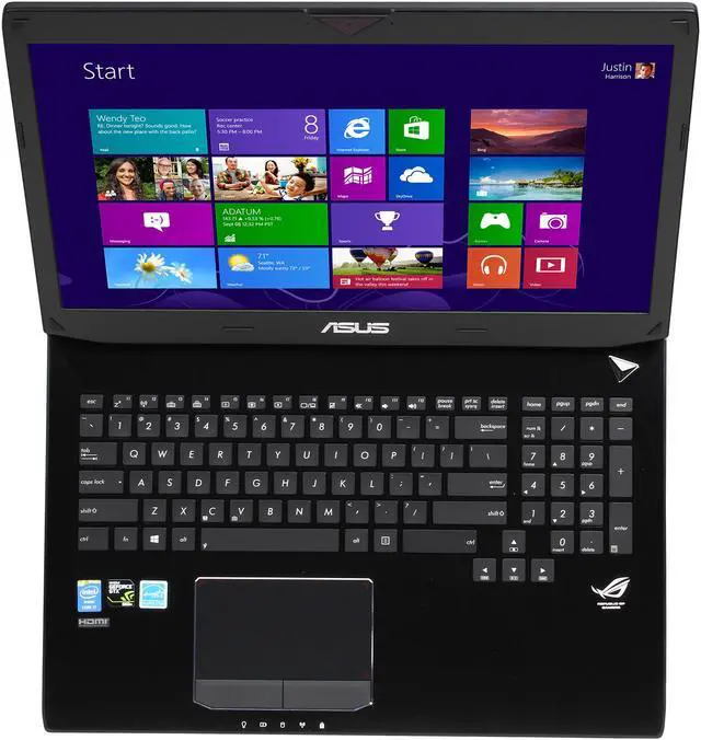 Alt view image 6 of 8 - ASUS Republic of Gamers ROG G750 [G750JM-BSI7N23] 17.3” Gaming Laptop with Intel Core i7 4700HQ 2.4GHz (3.4Ghz Turbo), 8GB DDR3 RAM, 1TB HDD, Nvidia GeForce GTX 860M (Maxwell), DVDRW, Windows 8.1