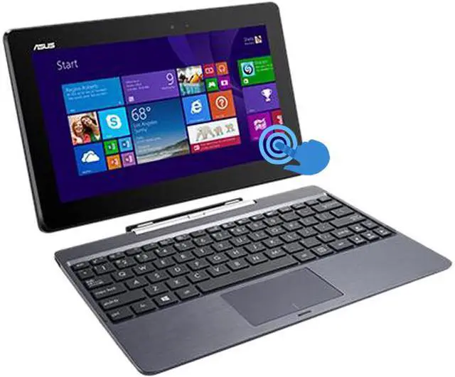 ASUS - 【S717O】ASUS T100TA GRAY ASUS Transformer Book T100TA-DB11T-CA 32GB Flash 10.1