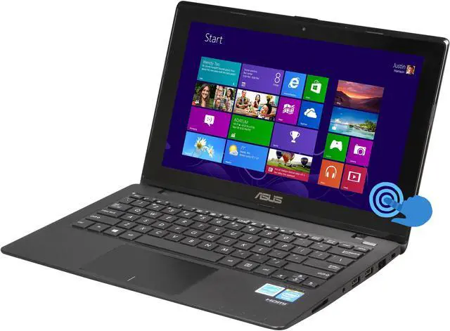 Main image of ASUS Laptop Intel Celeron N2815 4GB Memory 500GB HDD Intel HD Graphics 11.6" Touch Screen Windows 8.1 64-Bit K200MA-DS01T