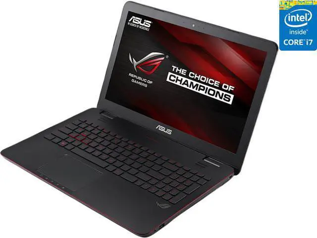 Main image of ASUS ROG GL551 series - 15.6" NVIDIA GeForce GTX 860M - Intel Core i7-4710HQ  - 16GB Memory - 256 GB SSD - Windows 8.1 64-Bit - Gaming Laptop - (GL551JM-EH71 )