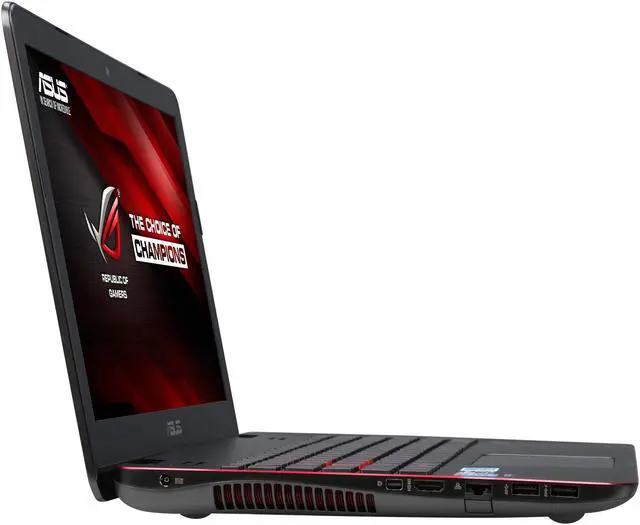 Alt view image 4 of 8 - ASUS ROG GL551 series - 15.6" NVIDIA GeForce GTX 860M - Intel Core i7-4710HQ  - 16GB Memory - - Windows 8.1 64-Bit - Gaming Laptop - (GL551JM-DH71 )