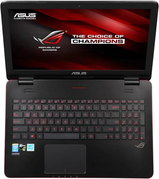 Alt view image 6 of 8 - ASUS ROG GL551 series - 15.6" NVIDIA GeForce GTX 860M - Intel Core i7-4710HQ  - 16GB Memory - - Windows 8.1 64-Bit - Gaming Laptop - (GL551JM-DH71 )