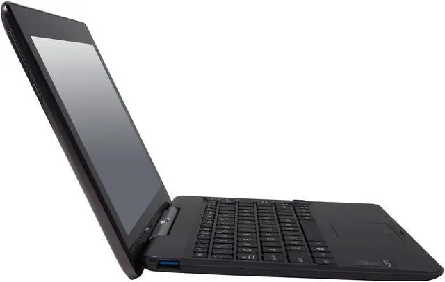 Alt view image 3 of 10 - ASUS Transformer Book T100 - Intel Z3775 Quad Core 2GB DDR RAM 64GB SSD 10.1" Touchscreen 2in1 Tablet w/Dock, Windows 8.1 32-Bit - Gray Metal (T100TAM-C1-GM)