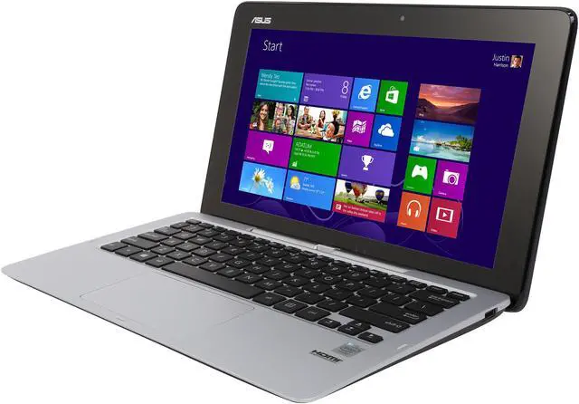 Alt view image 2 of 10 - ASUS Transformer Book T200TA-C1-BL 2-in-1 Ultrabook Intel Atom Z3795 (1.60GHz) 4GB Memory 64GB SSD 11.6" Touchscreen  Windows 8.1 64-Bit