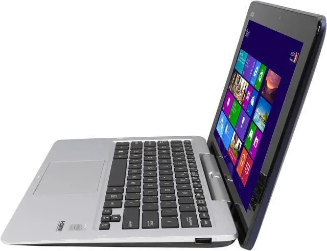 Alt view image 3 of 10 - ASUS Transformer Book T200TA-C1-BL 2-in-1 Ultrabook Intel Atom Z3795 (1.60GHz) 4GB Memory 64GB SSD 11.6" Touchscreen  Windows 8.1 64-Bit