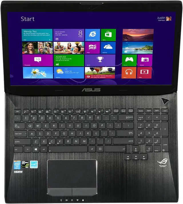 Alt view image 6 of 8 - ASUS ROG G750 Series - 17.3" NVIDIA GeForce GTX 880M - Intel Core i7-4700HQ  - 24GB Memory - 256 GB SSD - Windows 8.1 64-Bit - Gaming Laptop - (G750JZ-DS71 )