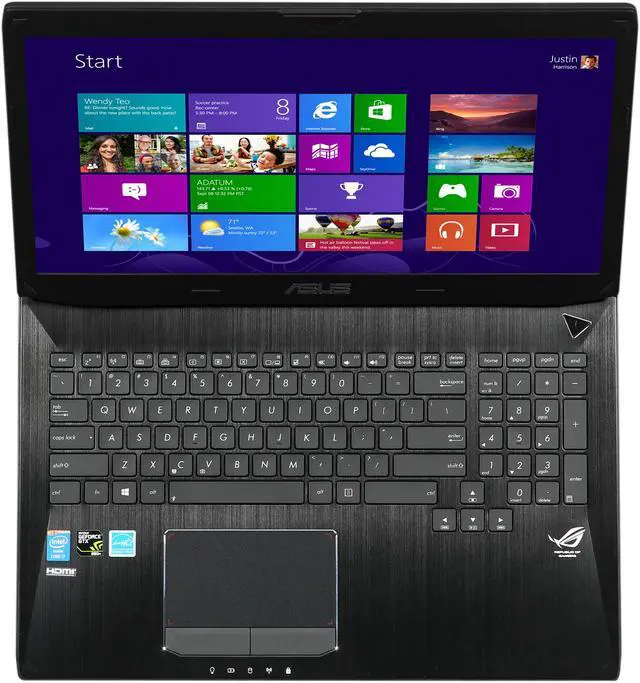 Alt view image 6 of 8 - ASUS ROG G750 Series - 17.3" NVIDIA GeForce GTX 880M - Intel Core i7-4700HQ  - 32GB Memory - 512 GB SSD - Windows 8.1 Pro 64-Bit - Gaming Laptop - (G750JZ-XS72 )