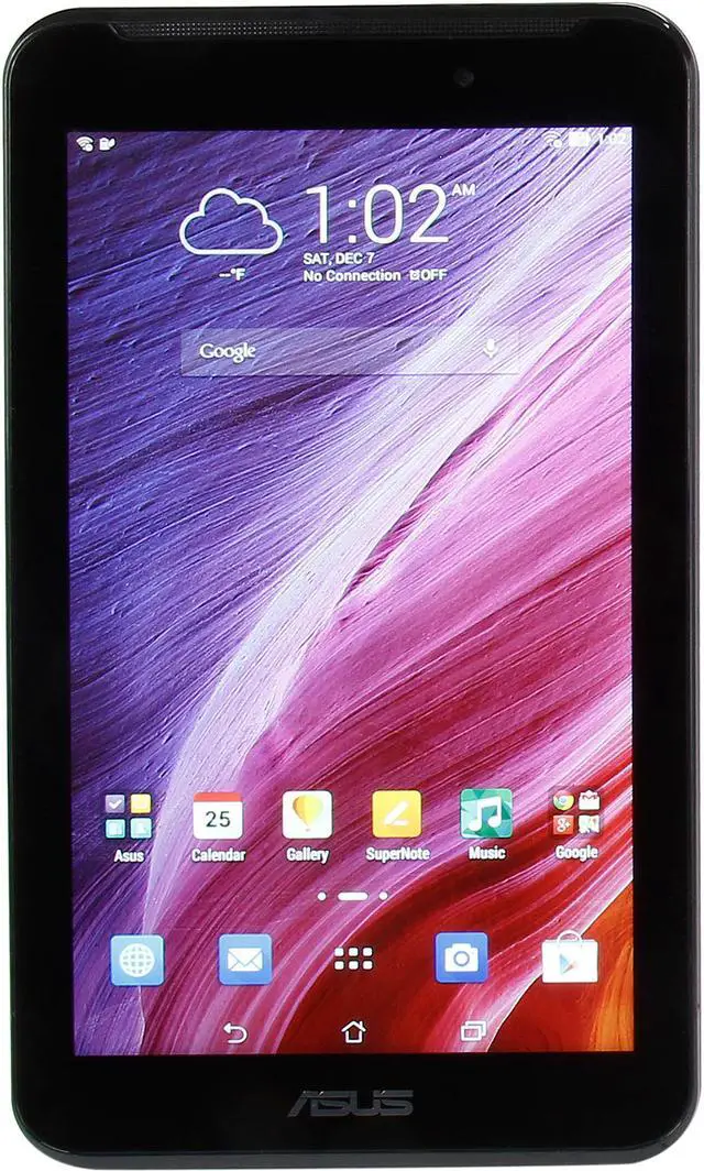 Main image of ASUS  ME70C-8G-BK  Intel Atom Z2520 1 GB LPDDR2  Memory 8 GB eMMC  7.0"  Touchscreen Tablet Android 4.3 (Jelly Bean)
