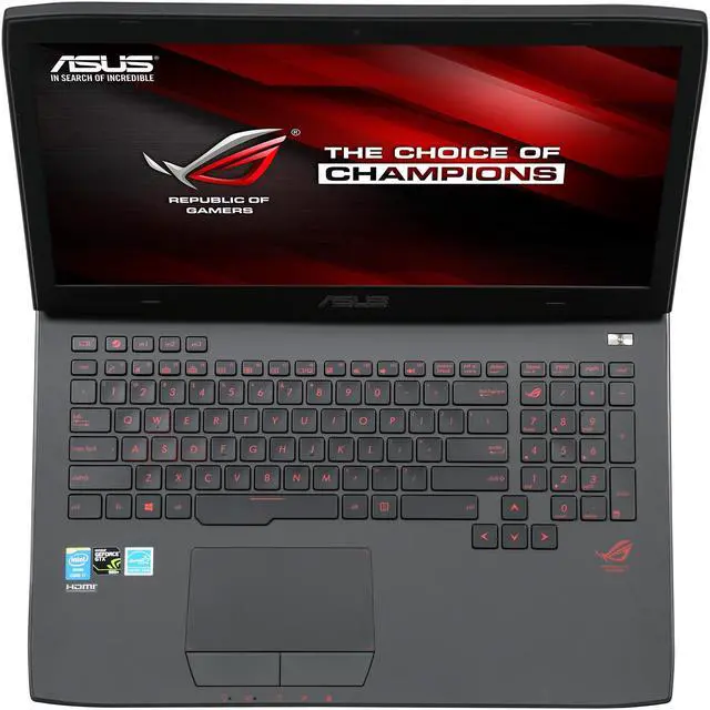 Alt view image 6 of 8 - ASUS ROG - 17.3" NVIDIA GeForce GTX 980M - Intel Core i7-4710HQ  - 24GB Memory - 256 GB SSD - Windows 8.1 64-Bit - Gaming Laptop - IPS (G751JY-DH71 )