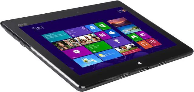 Alt view image 7 of 13 - ASUS Transformer Book T100 Convertible 10.1" Touchscreen Laptop and Tablet with Intel Atom (1.33Ghz) Z3740 Quad Core, 2GB DDR3 RAM, 64GB SSD, w/Dock, Windows 8.1 (T100TA-C1-GR)