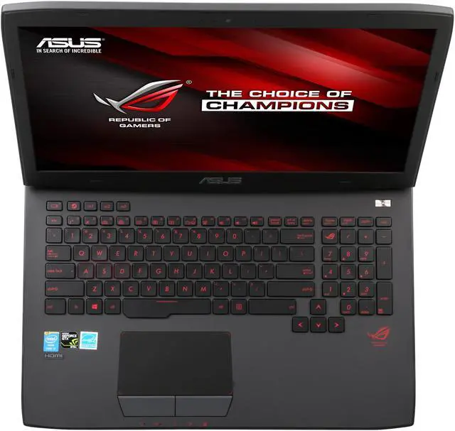 Alt view image 6 of 8 - ASUS ROG - 17.3" NVIDIA GeForce GTX 970M - Intel Core i7-4710HQ  - 16GB Memory - - Windows 8.1 64-Bit - Gaming Laptop - (G751JT-CH71 )