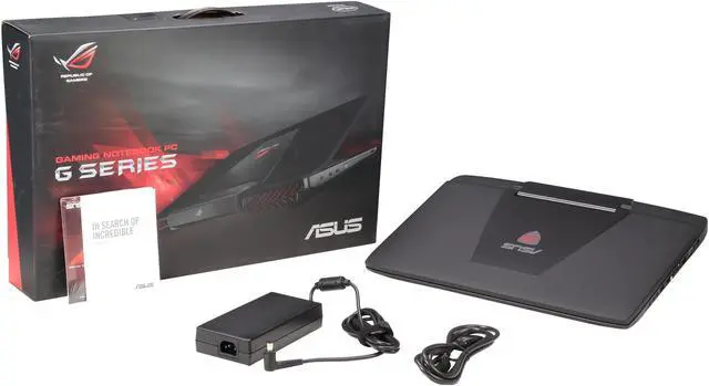 Alt view image 8 of 8 - ASUS ROG - 17.3" NVIDIA GeForce GTX 970M - Intel Core i7-4710HQ  - 16GB Memory - - Windows 8.1 64-Bit - Gaming Laptop - (G751JT-CH71 )