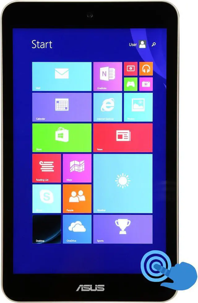 Main image of ASUS VivoTab 8 M81C-B1-BK 2GB Memory 8.0" 1280 x 800 Tablet Windows 8.1 Black