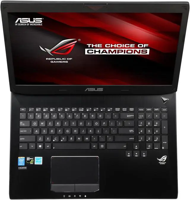 Alt view image 6 of 8 - ASUS ROG G750 Series - 17.3" NVIDIA GeForce GTX 870M - Intel Core i7-4710HQ  - 16GB Memory - - Windows 8.1 64-Bit - Gaming Laptop - (G750JS-NH71 )