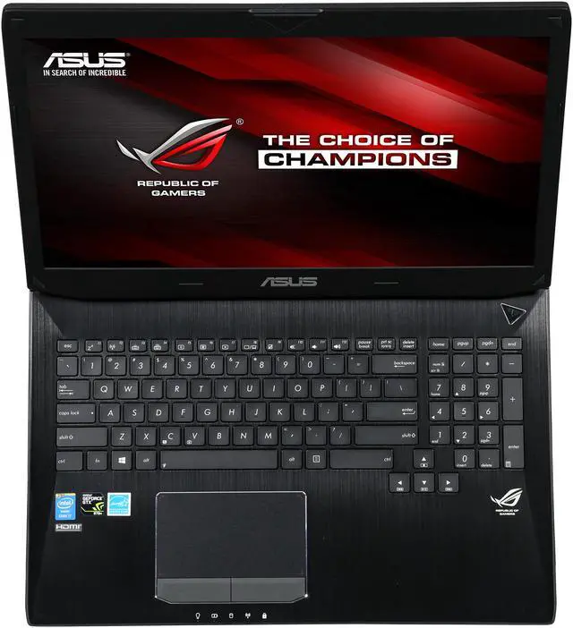 Alt view image 6 of 8 - ASUS ROG - 17.3" NVIDIA GeForce GTX 870M - Intel Core i7-4700HQ  - 16GB Memory - 8 GB SSD - Windows 8.1 64-Bit - Gaming Laptop - (G750JS-TS71 )
