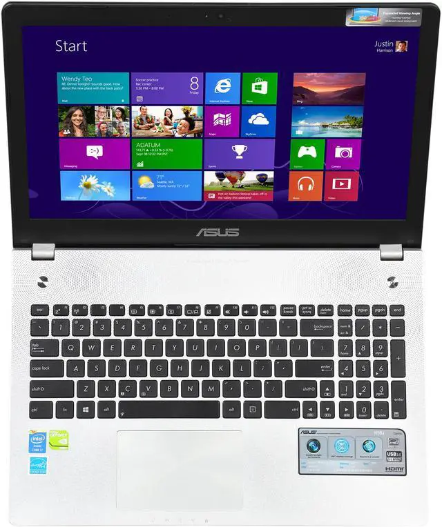 Alt view image 6 of 8 - ASUS N56JN-EB71 15.6" Gaming Laptop with Intel Core i7 4710HQ 2.50GHz (3.50Ghz Turbo), 8GB DDR3 Memory, 750GB HDD, NVIDIA GeForce GT 840M 2GB GPU, DVD+-RW DL, Windows 8.1 64-Bit