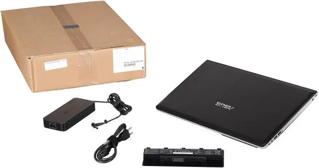 Alt view image 8 of 8 - ASUS N56JN-EB71 15.6" Gaming Laptop with Intel Core i7 4710HQ 2.50GHz (3.50Ghz Turbo), 8GB DDR3 Memory, 750GB HDD, NVIDIA GeForce GT 840M 2GB GPU, DVD+-RW DL, Windows 8.1 64-Bit